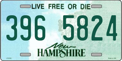 NH license plate 3965824