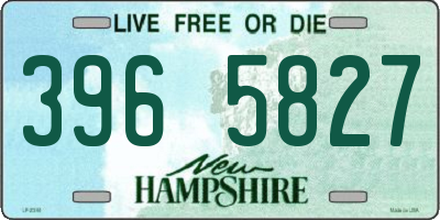 NH license plate 3965827