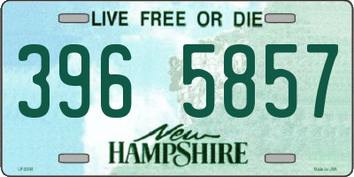 NH license plate 3965857