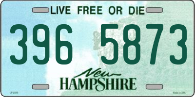 NH license plate 3965873