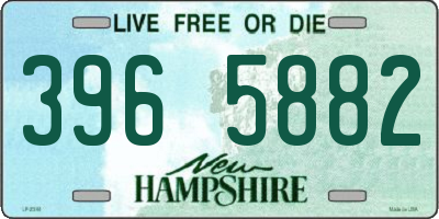 NH license plate 3965882