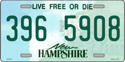 NH license plate 3965908
