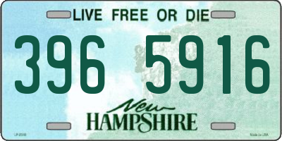 NH license plate 3965916