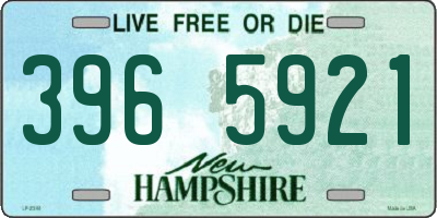 NH license plate 3965921
