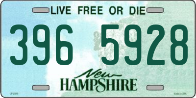 NH license plate 3965928