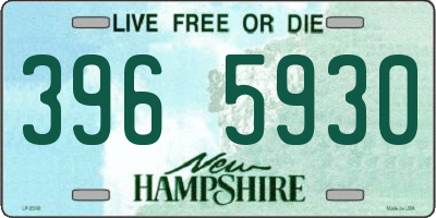 NH license plate 3965930