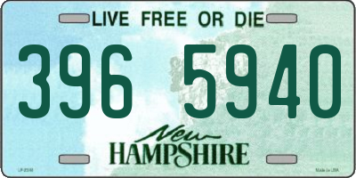 NH license plate 3965940