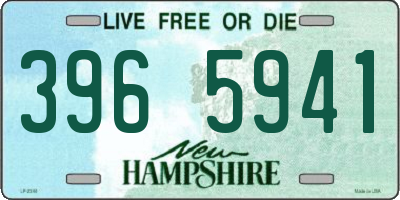 NH license plate 3965941