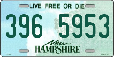 NH license plate 3965953