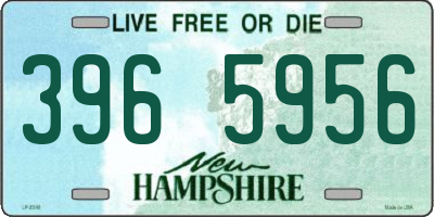 NH license plate 3965956