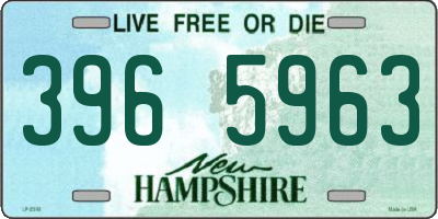 NH license plate 3965963