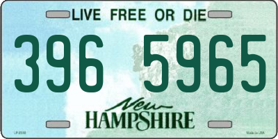 NH license plate 3965965