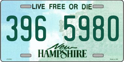 NH license plate 3965980