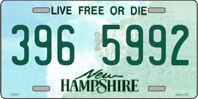 NH license plate 3965992