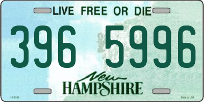 NH license plate 3965996