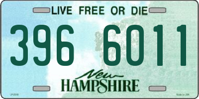 NH license plate 3966011