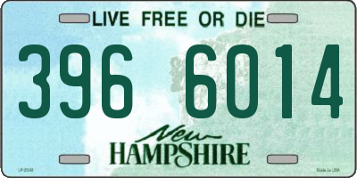 NH license plate 3966014