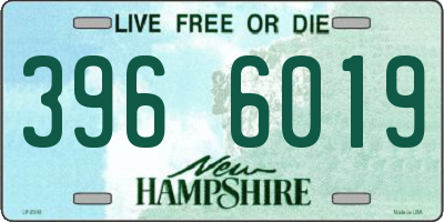 NH license plate 3966019