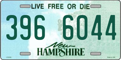 NH license plate 3966044