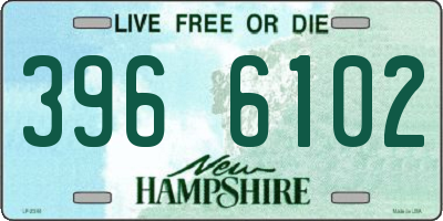 NH license plate 3966102