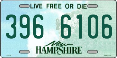 NH license plate 3966106