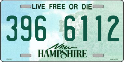 NH license plate 3966112