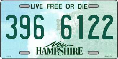 NH license plate 3966122