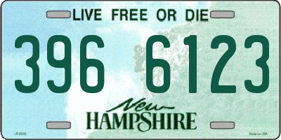 NH license plate 3966123