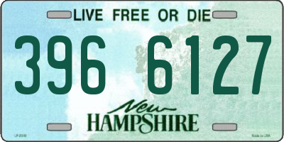 NH license plate 3966127