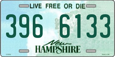 NH license plate 3966133