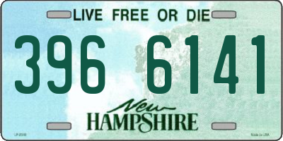 NH license plate 3966141