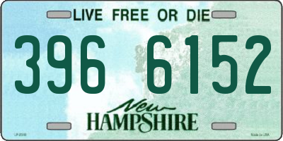 NH license plate 3966152