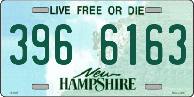 NH license plate 3966163