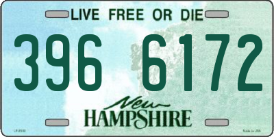 NH license plate 3966172