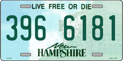 NH license plate 3966181