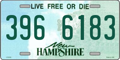 NH license plate 3966183