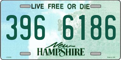 NH license plate 3966186