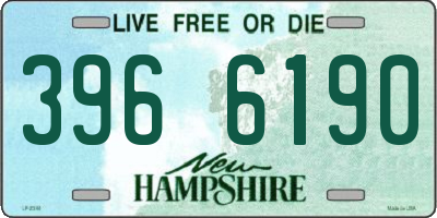 NH license plate 3966190