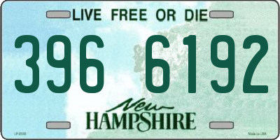 NH license plate 3966192