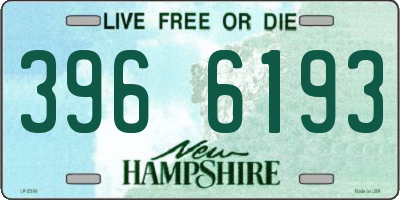 NH license plate 3966193