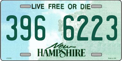 NH license plate 3966223