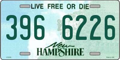 NH license plate 3966226