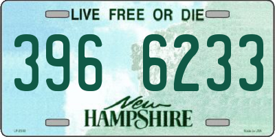 NH license plate 3966233