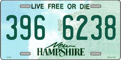 NH license plate 3966238