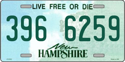 NH license plate 3966259