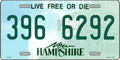 NH license plate 3966292