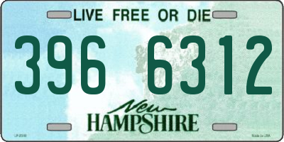 NH license plate 3966312