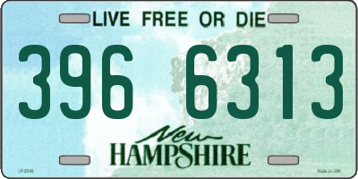 NH license plate 3966313