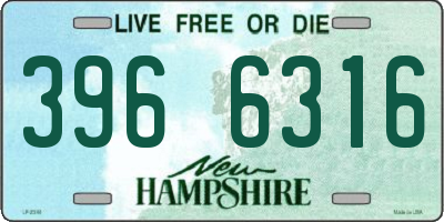 NH license plate 3966316