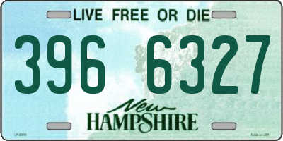 NH license plate 3966327